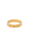 Numerical Engraved Logo Ring Gold - MAISON MARGIELA - BALAAN 2