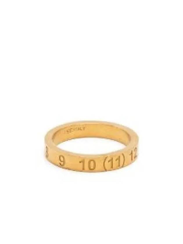 Numerical Engraved Logo Ring Gold - MAISON MARGIELA - BALAAN 2