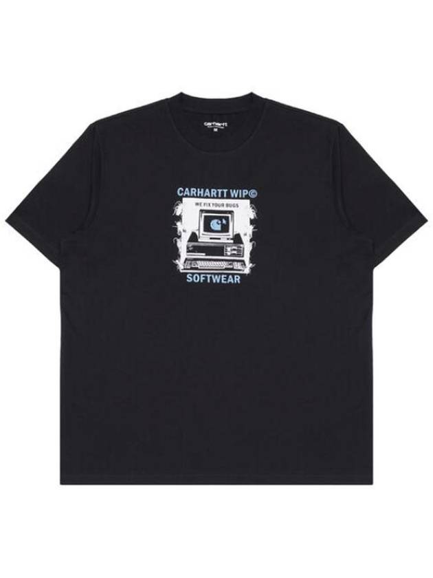 Fixed Bugs Short Sleeve T-Shirt Black - CARHARTT WIP - BALAAN 2