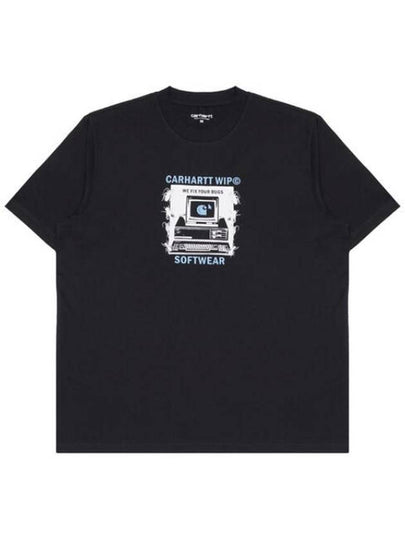 Fixed Bugs Short Sleeve T-Shirt Black - CARHARTT WIP - BALAAN 2