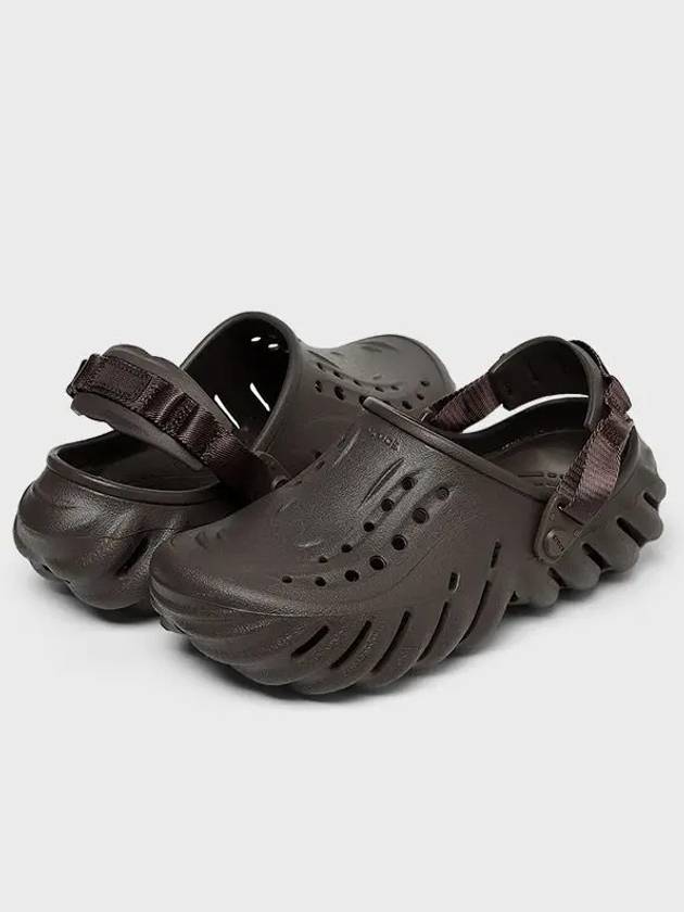 Eco Clog Sandals Slippers Espresso 207937 206 - CROCS - BALAAN 3