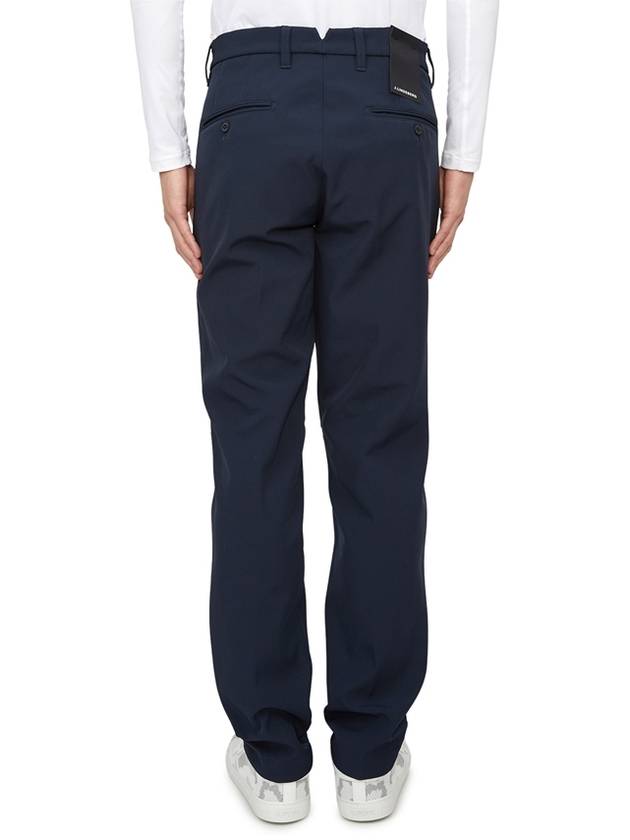 Ellott Bonded Fleece Straight Pants Navy - J.LINDEBERG - BALAAN 4