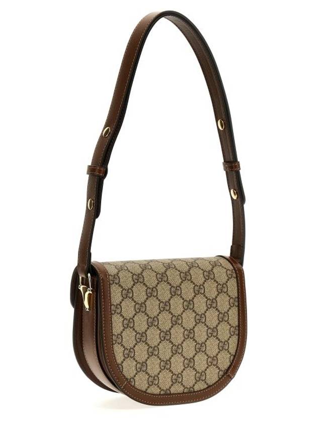 GG Supreme Horsebit 1955 Mini Shoulder Bag Beige - GUCCI - BALAAN 3