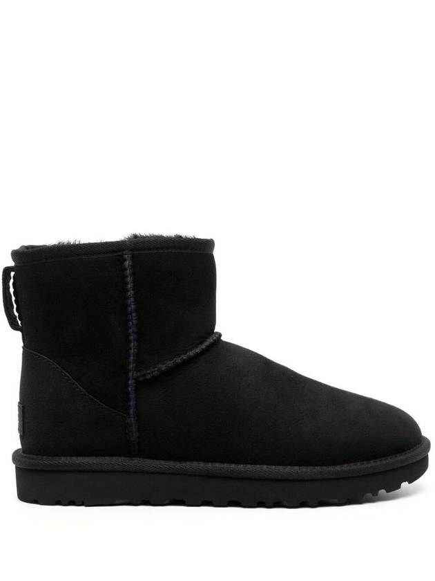 'Mini Classic Ii' Black Pull-On Boots In Suede Woman - UGG - BALAAN 1