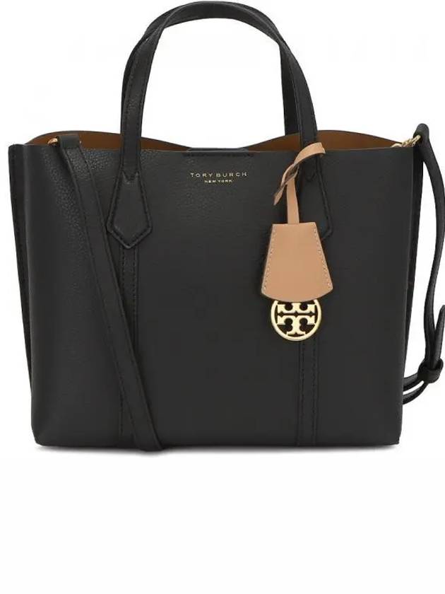 Perry Triple Compartment Small Tote Bag Black - TORY BURCH - BALAAN 2