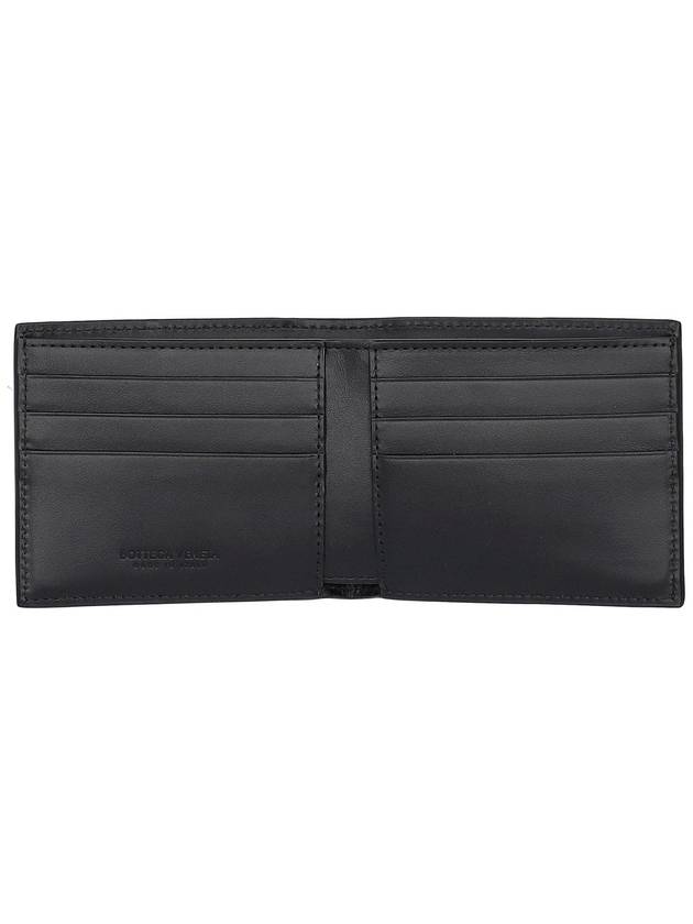 Men's Intrecciato Half Wallet Black - BOTTEGA VENETA - BALAAN 5