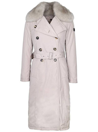 Peuterey Long Double-Breasted Trench Coat With Horn-Effect Buttons - PEUTEREY - BALAAN 1