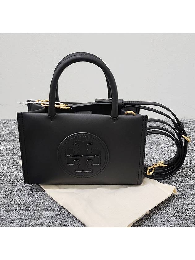 Ella Bio Mini Tote Bag Black - TORY BURCH - BALAAN 3