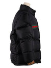 Technical Waterproof Down Jacket Black - GUCCI - BALAAN 3