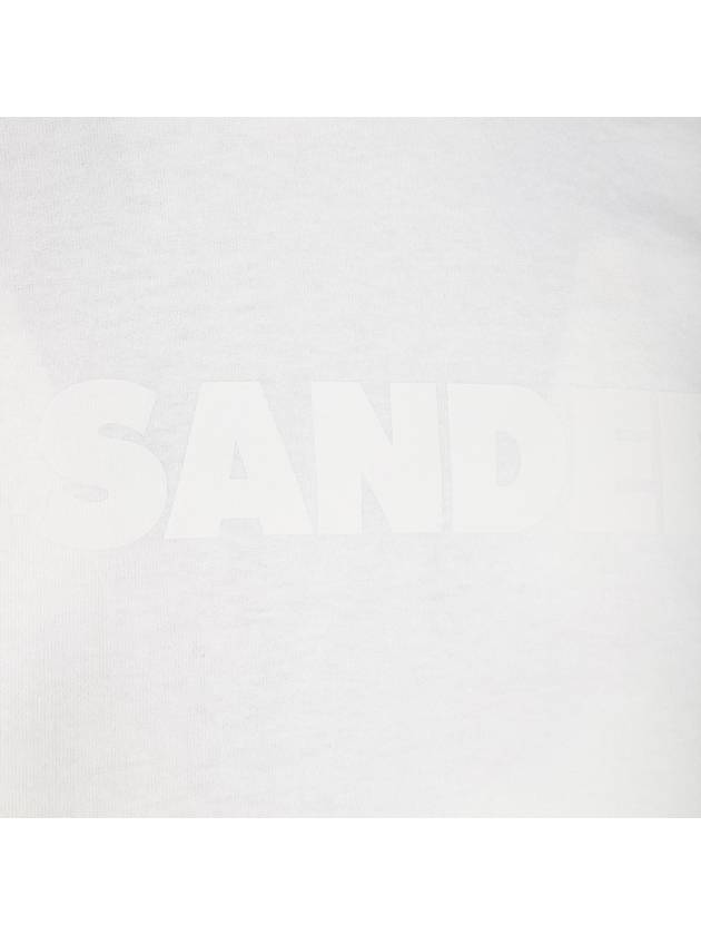 Logo Print Short Sleeve T-Shirt White - JIL SANDER - BALAAN 6