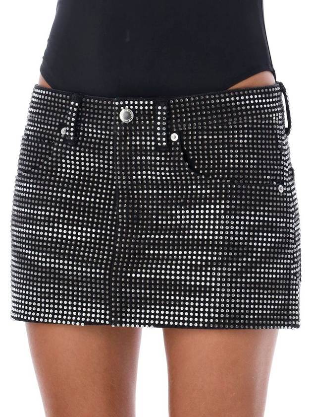 Alexander Wang Crystal Mini Skirt - ALEXANDER WANG - BALAAN 3