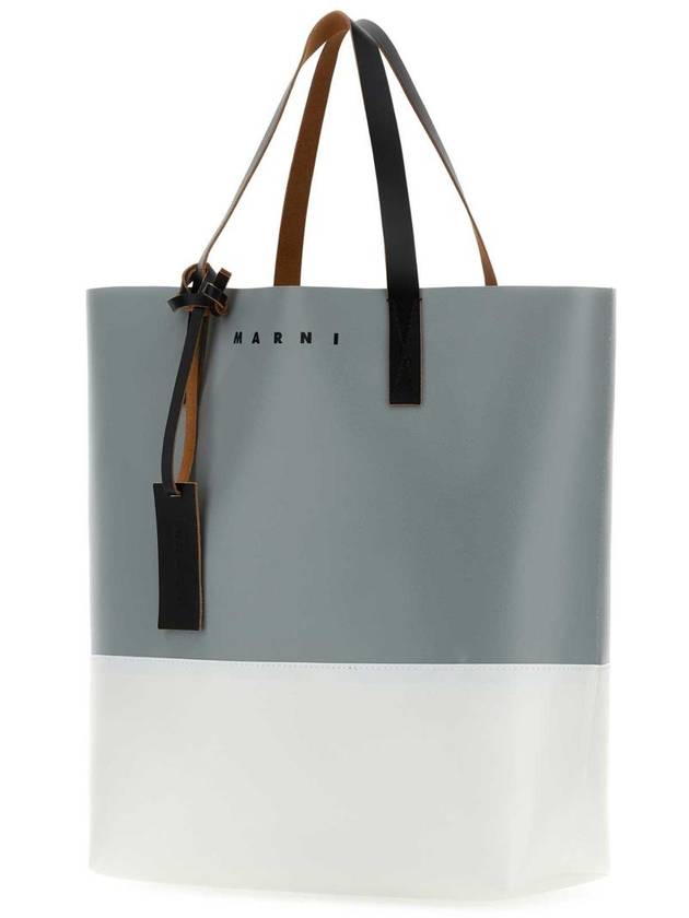 Tribeca Shopping Tote Bag Grey - MARNI - BALAAN 3