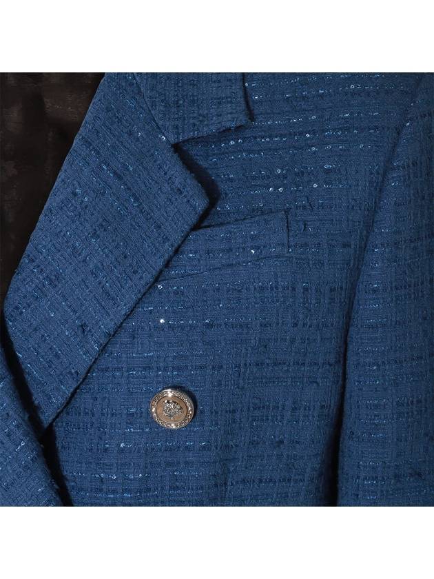 Suit Jacket 1013155 1A09573 1UE20 DENIM - VERSACE - BALAAN 6