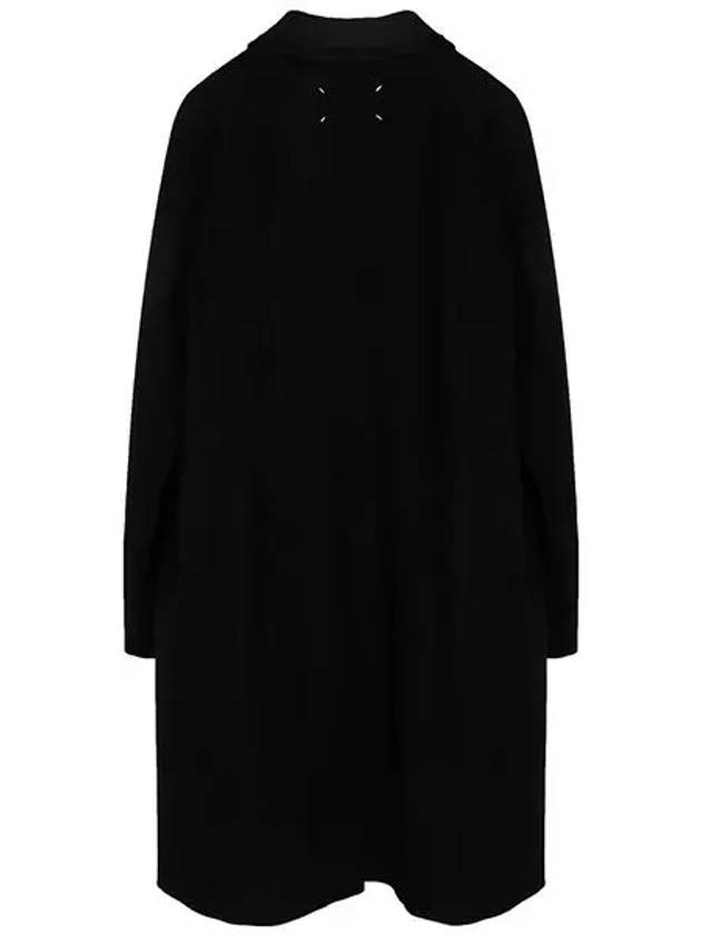 Wool Viscose Single Coat Black - MAISON MARGIELA - BALAAN 3