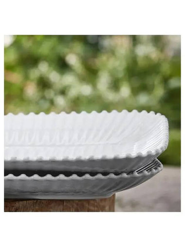 COSTA NOVA White Pearl 40cm Rectangular Serving Plate - COSTARELLOS - BALAAN 1