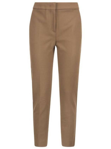 Pegno Straight Pants Beige - MAX MARA - BALAAN 1