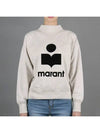 Moby Logo Print Sweatshirt Ecru - ISABEL MARANT - BALAAN 2