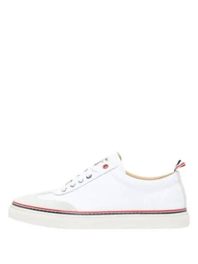 RWB Trimmed Suede Detail Sneakers Men s - THOM BROWNE - BALAAN 1