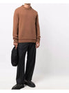 Elbow Patch Wool Knit Top Brown - MAISON MARGIELA - BALAAN 4