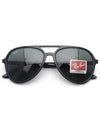 Eyewear Pilot Sunglasses Dark Green Black - RAY-BAN - BALAAN 4