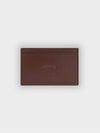 Card Holder Triomphe Embossed Satin Calfskin Chestnut - CELINE - BALAAN 2