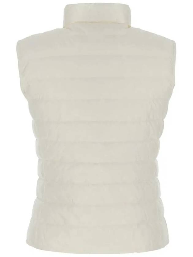 LIANE logo patch padded vest white 1A102 00 53048 034 - MONCLER - BALAAN 3