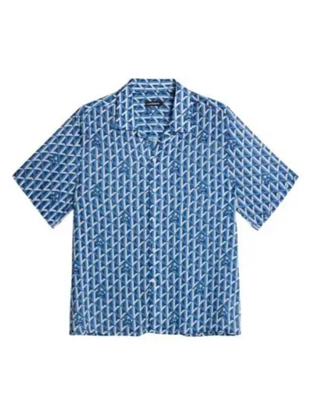 24 DONSO AIRY ISLAND GEO SHIRT FMST10658 O536 Men s - J.LINDEBERG - BALAAN 2