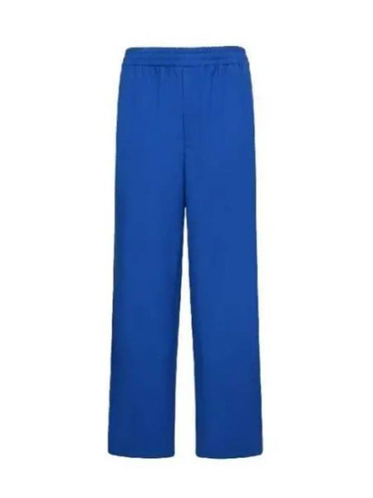 Interlocking G Wool Mohair Track Pants Blue - GUCCI - BALAAN 2