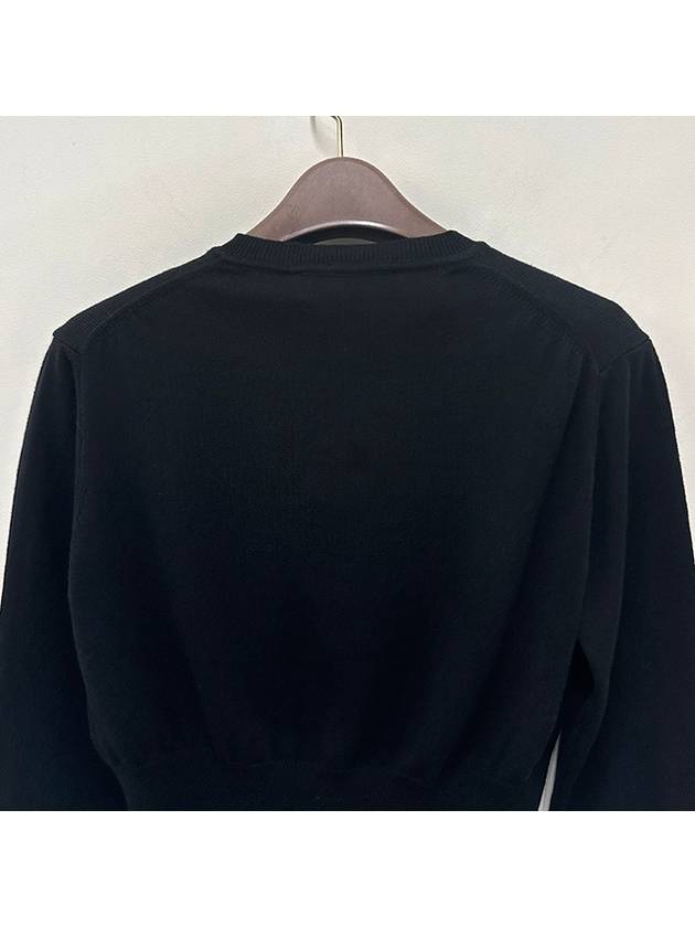 Bea Crop Cardigan Black - VIVIENNE WESTWOOD - BALAAN 5