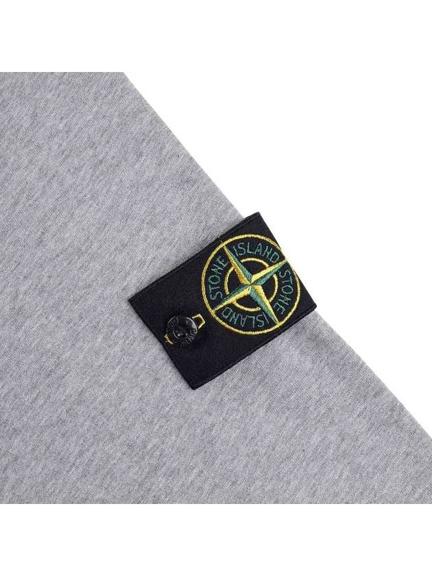 Wappen Patch Garment Dyed Sweatshirt Grey - STONE ISLAND - BALAAN 3