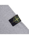 Compass Patch Cotton Sweatshirt Melange Grey - STONE ISLAND - BALAAN 3