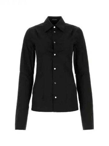 Gracienne fitted cotton shirt 270338 - ANN DEMEULEMEESTER - BALAAN 1