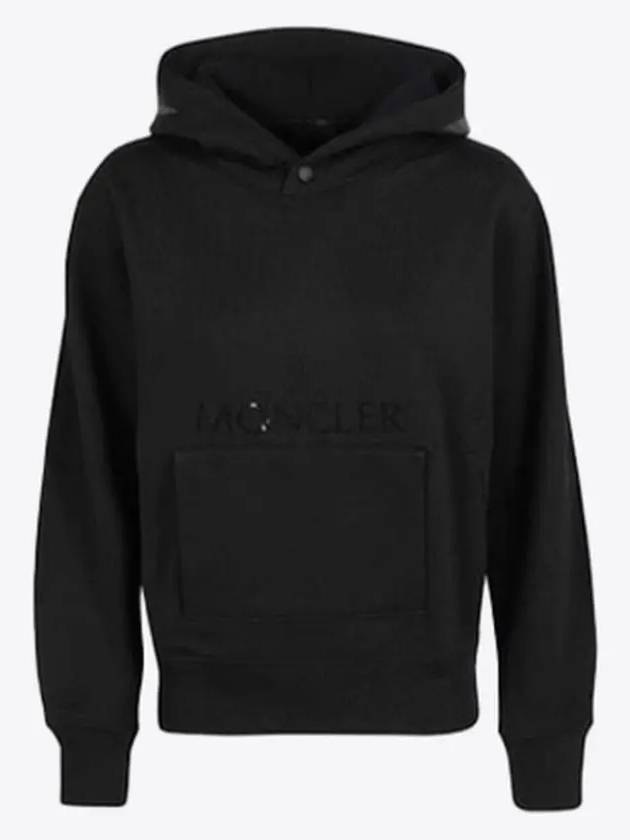 Black Women s Hoodie 8G00007 899FL 999 - MONCLER - BALAAN 2