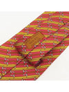 Orange Tie Fashion Accessories - HERMES - BALAAN 4