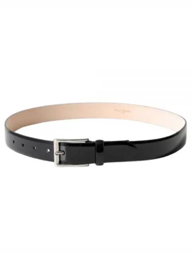 Patent Leather Buckle Belt Black - MAISON MARGIELA - BALAAN 2