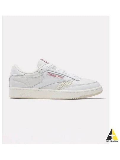 Club C 85 Vintage Reserve Low Top Sneakers White Pink - REEBOK - BALAAN 2