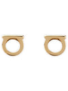 Gancini Small Earrings Gold - SALVATORE FERRAGAMO - BALAAN 2