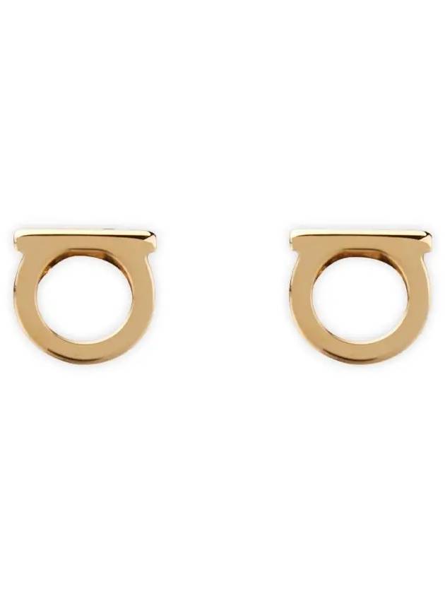 Gancini Small Earrings Gold - SALVATORE FERRAGAMO - BALAAN 2