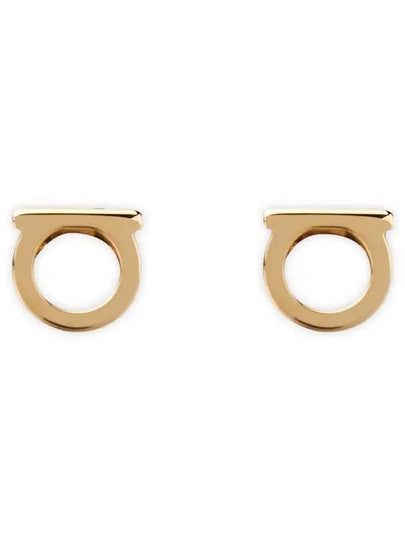 Gancini Small Earrings Gold - SALVATORE FERRAGAMO - BALAAN 2