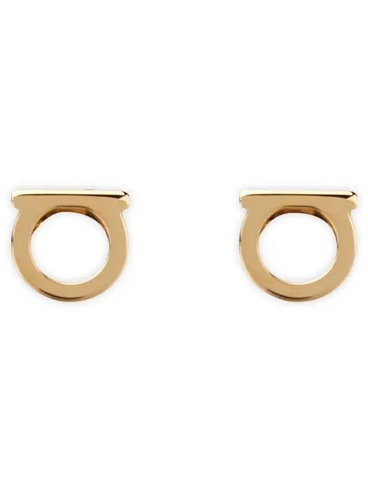 Gancini Small Earrings Gold - SALVATORE FERRAGAMO - BALAAN 2