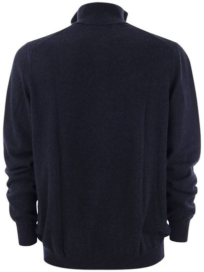 FAVONIO - Zip turtleneck sweater in cashmere - FEDELI - BALAAN 2