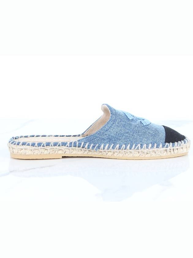 cc logo espadrille mule 37 - CHANEL - BALAAN 6