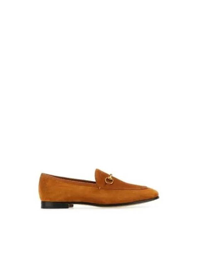 Jordaan Leather Loafers Brown - GUCCI - BALAAN 3