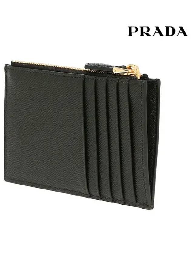 Saffiano Card Wallet Black - PRADA - BALAAN 5