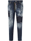 Men's Dark Reveal Wash Sexy Twist Jeans Blue - DSQUARED2 - BALAAN 2