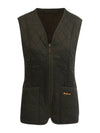 Women's Quilted Vest Dark Olive - BARBOUR - BALAAN.