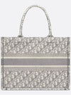 Oblique Medium Book Tote Bag Ecru Grey - DIOR - BALAAN 4