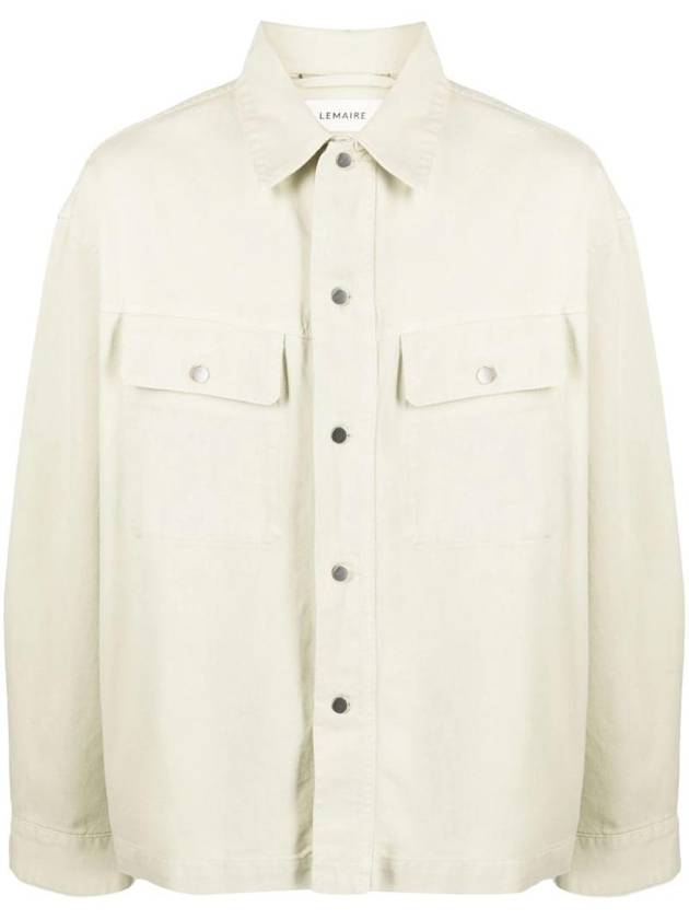 Trucker Overshirt Jacket Light Sage - LEMAIRE - BALAAN 1