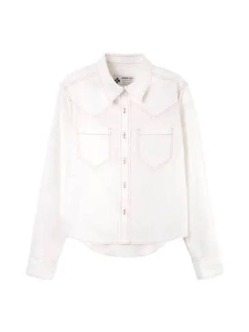 western solid shirt white - HERETIC - BALAAN 1