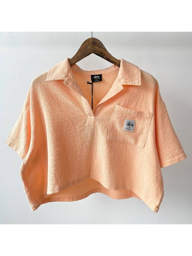 Byron PK Shirt Apricot - STUSSY - BALAAN 6
